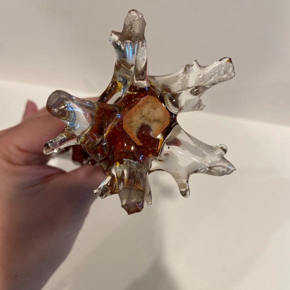 Vtg Antique Thorn Tree Twig, Twisted Bud Vase Blown Glass 7.5” Tall - Picture 3 of 13